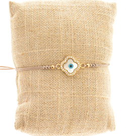 BRACCIALI STRING WITH ZIRCON FLOWER MATTA