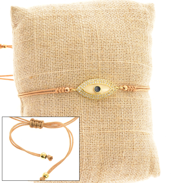 BRACCIALI STRING WITH ZIRCON MATTA OVAL LARGE - Image 3