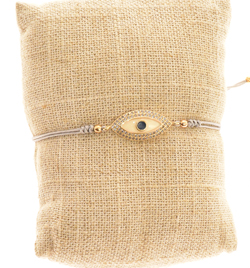 BRACCIALI STRING WITH ZIRCON  MATTA OVAL LARGE