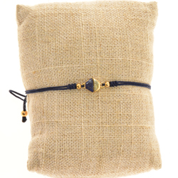 BRACCIALI CORDINO STRING ESAGONO COMB PIETRA