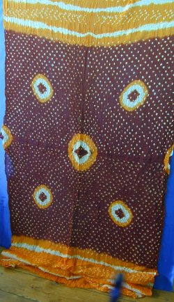 DUPATTA TIE AND DYE (MISURA SARONG) 1^ QUAL.