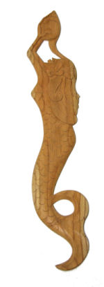 PANNELLO IN LEGNO JAMPINESE CON SIRENA CM 78