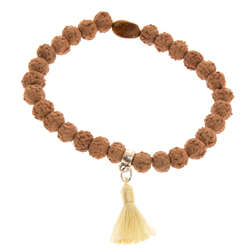 BRACCIALI ELASTICI CON SEMI DI RUDRASKA MM 5,5 COMB PIETRA