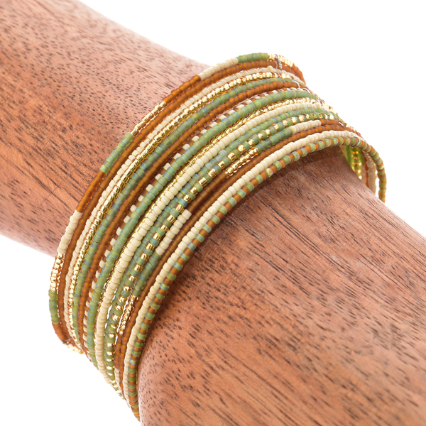 BRACCIALI KAKU 16 LINE MGB 15/O 1 LINE CRYSTAL - Image 3