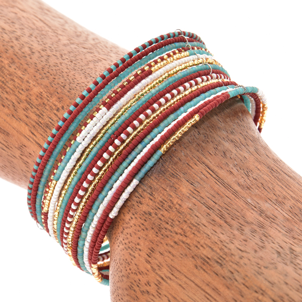 BRACCIALI KAKU 16 LINE MGB 15/O 1 LINE CRYSTAL - Image 8