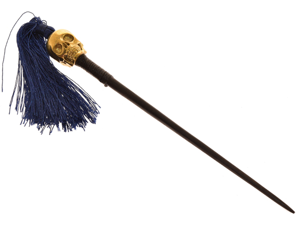 FERMACAPELLI SPILLONE CON TESCHIO COMB TASSEL - Image 2