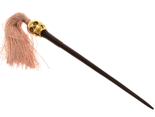 FERMACAPELLI SPILLONE CON TESCHIO COMB TASSEL - Image 3