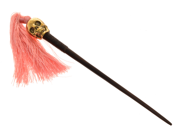 FERMACAPELLI SPILLONE CON TESCHIO COMB TASSEL - Image 5