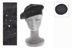 BASCO IN LANA OPERATA CON PAILLETTES