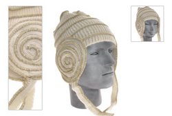 CUFFIE IN LANA CON PARAORECCHIE TONDI