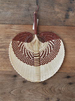 VENTAGLIO IN PAPIRO NATURALE LOVE SMALL 20CM