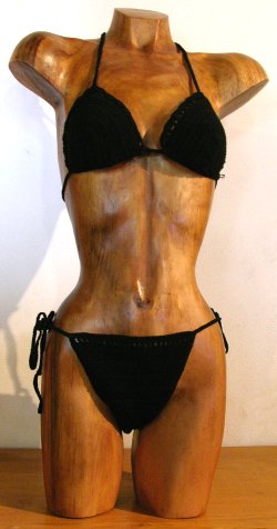 BIKINI (REGGISENO+SLIP) IN COTONE AD UNCINETTO - Image 5