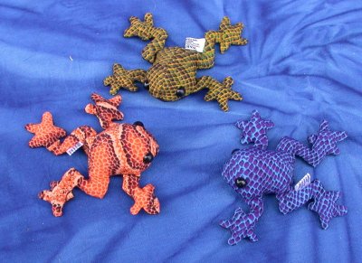 RANA ZIG ZAG CON LA SABBIA  CM 10