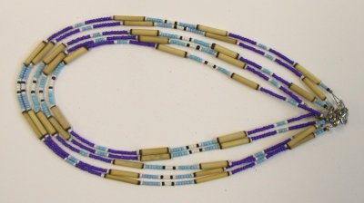 COLLARINI CON PERLINE E BAMBOO 1 FILO - Image 2