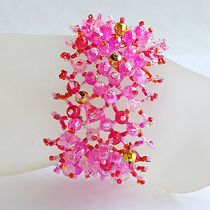 BRACCIALETTI A RETE CON PERLINE - Image 2