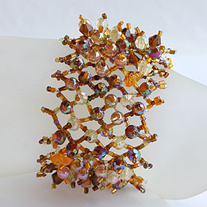 BRACCIALETTI A RETE CON PERLINE - Image 3