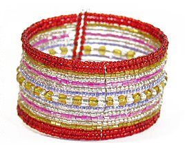 BRACCIALI RIGIDI CON PERLINE 15 FILI - Image 2