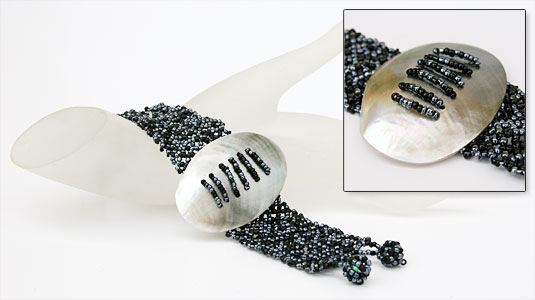 BRACCIALI PERLINE PEPESALE MADREPERLA OVALE - Image 2