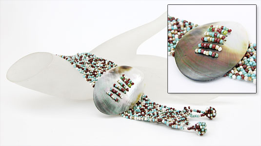 BRACCIALI PERLINE PEPESALE MADREPERLA OVALE - Image 3