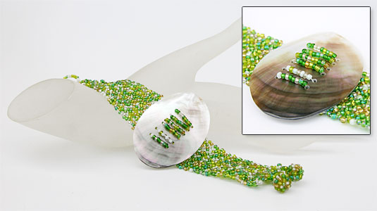 BRACCIALI PERLINE PEPESALE MADREPERLA OVALE - Image 4