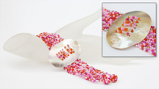 BRACCIALI PERLINE PEPESALE MADREPERLA OVALE - Image 5