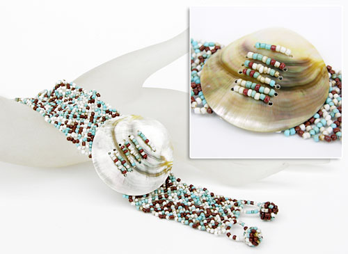 BRACCIALI PERLINE PEPESALE MADREPERLA TONDO - Image 4