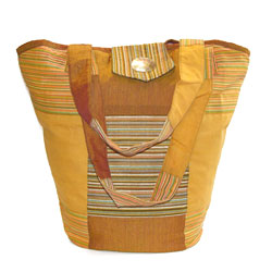 BORSA SECCHIELLO IN COTONE E POLIESTERE CM 38X35