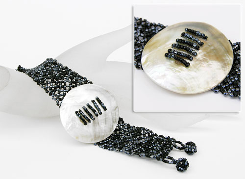 BRACCIALI PERLINE PEPESALE MADREPERLA TONDO - Image 7