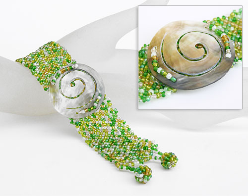 BRACCIALI PERLINE PEPESALE SPIRALE TONDA - Image 5