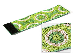 BRACCIALI PERLINE CERCHI CM 6 CHIUSURA STRAP