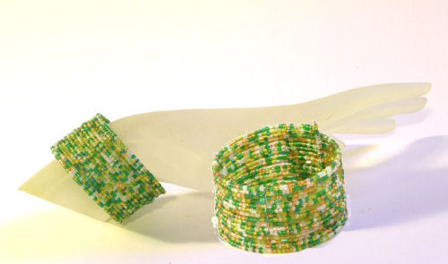 BRACCIALI RIGIDI 15 FILI PERLINE PEPESALE - Image 6