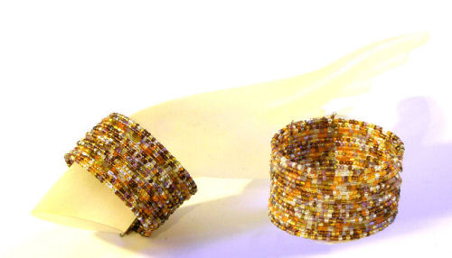 BRACCIALI RIGIDI 15 FILI PERLINE PEPESALE - Image 7