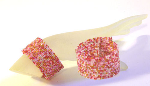 BRACCIALI RIGIDI 15 FILI PERLINE PEPESALE - Image 8