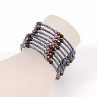 BRACCIALI RIGIDI METAL STYLE 8 RIGHE