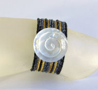 BRACCIALI RIGIDI CON MADREPERLA INTARSIATA