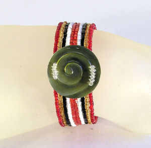 BRACCIALI RIGIDI SMALL CON MADREPERLA INTARSIATA - Image 2