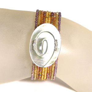 BRACCIALI RIGIDI SMALL CON MADREPERLA INTARSIATA - Image 6