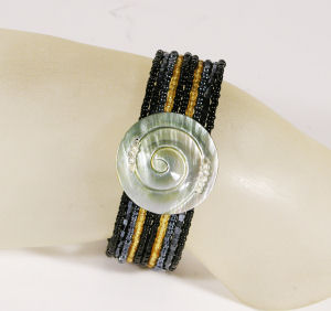 BRACCIALI RIGIDI SMALL CON MADREPERLA INTARSIATA - Image 5