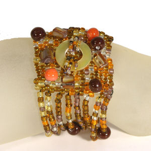 BRACCIALI ONDA CON CIONDOLO MADREPERLA - Image 6