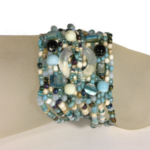 BRACCIALI ONDA CON CIONDOLO MADREPERLA - Image 13