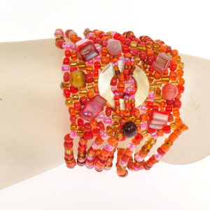 BRACCIALI ONDA CON CIONDOLO MADREPERLA - Image 17