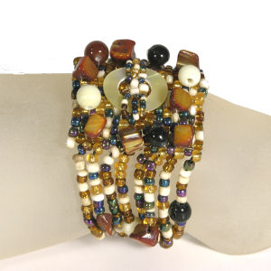 BRACCIALI ONDA CON CIONDOLO MADREPERLA - Image 21