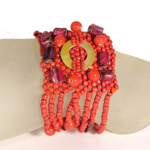 BRACCIALI ONDA CON CIONDOLO MADREPERLA - Image 10