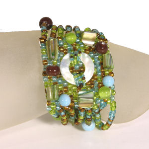 BRACCIALI ONDA CON CIONDOLO MADREPERLA - Image 16