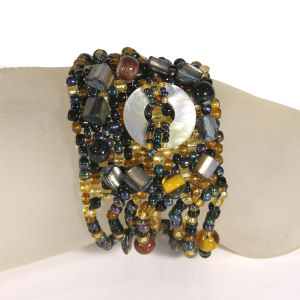 BRACCIALI ONDA CON CIONDOLO MADREPERLA - Image 22