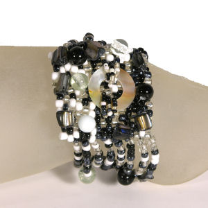 BRACCIALI ONDA CON CIONDOLO MADREPERLA - Image 8