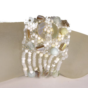 BRACCIALI ONDA CON CIONDOLO MADREPERLA - Image 12