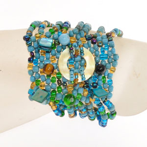 BRACCIALI ONDA CON CIONDOLO MADREPERLA - Image 23