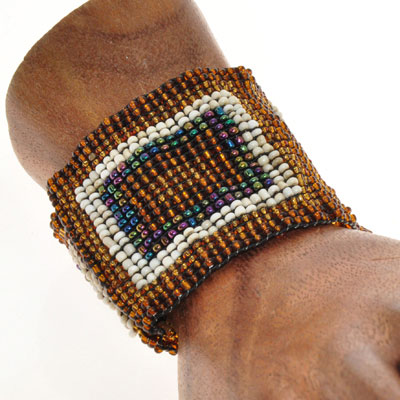 BRACCIALI ELASTICI MICROPERLINE DISEGNI ETNICI - Image 8