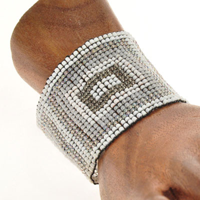 BRACCIALI ELASTICI MICROPERLINE DISEGNI ETNICI - Image 2